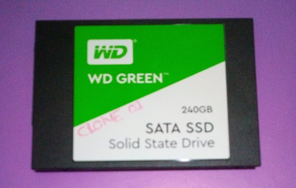 SSD SATA 240GB WD GREEN